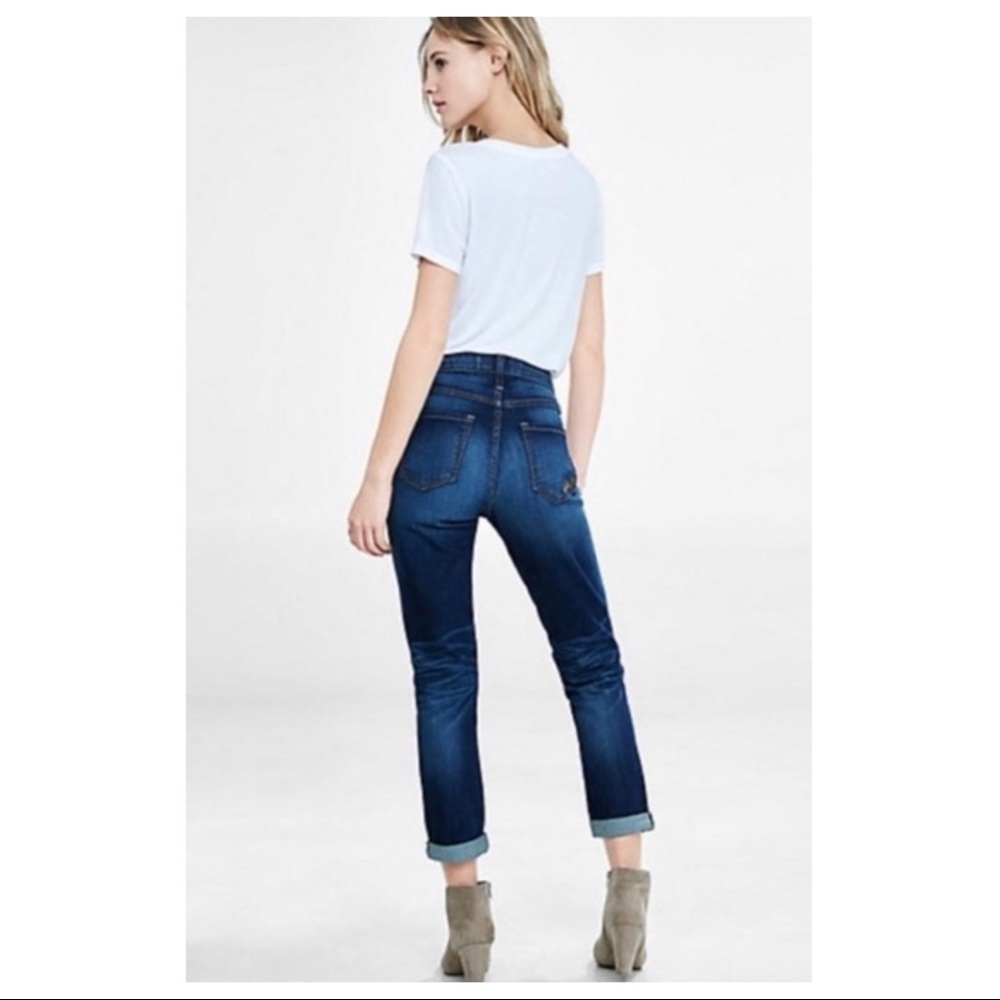 Express 28” Waist Girlfriend Jeans